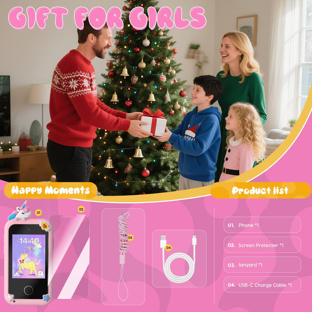 SnowCinda portable toy phone ideal for travel and outdoor use.