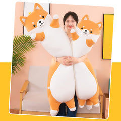 SNOWOLF akita plushie snuggle pillow ideal gift