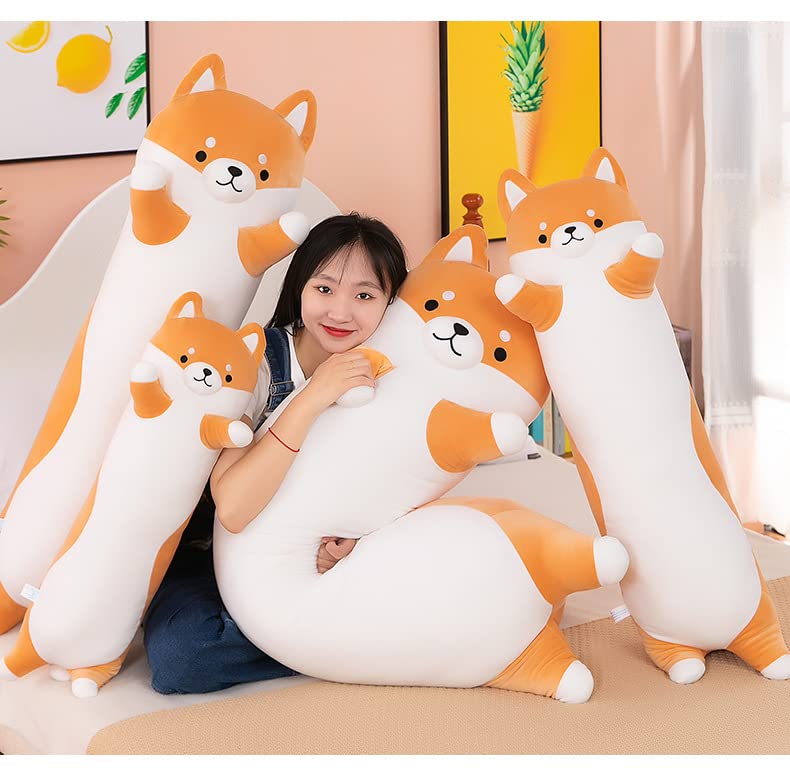 SNOWOLF corgi long body pillow provides versatile support