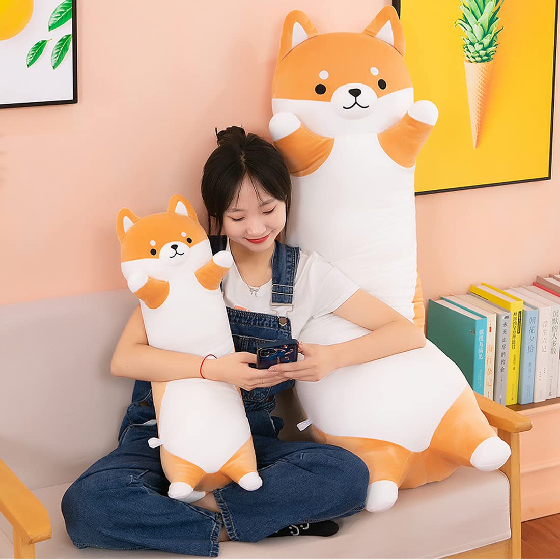 SNOWOLF husky plush toy with soft texture for cuddling