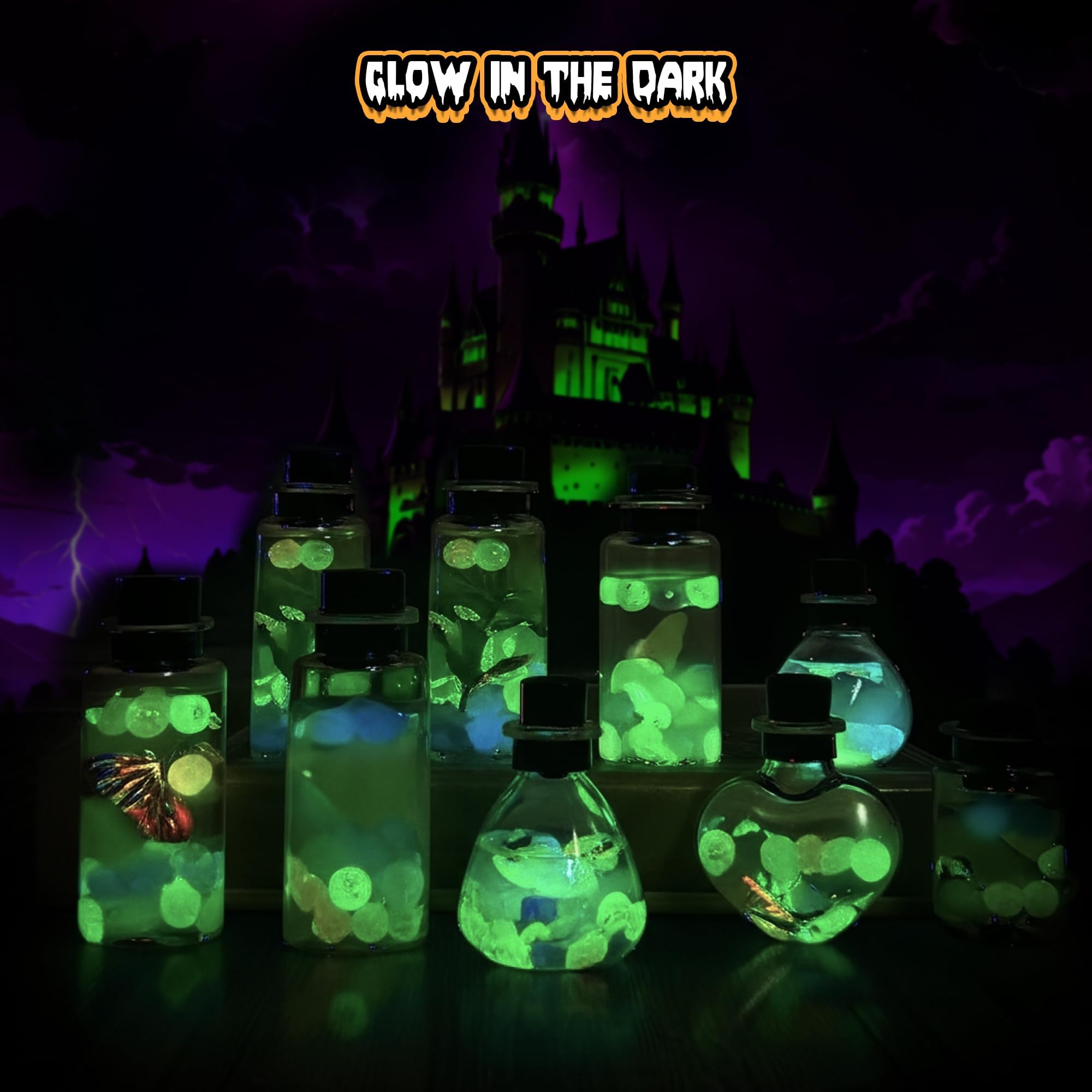 Sntieecr blank labels and recipes to design custom potions