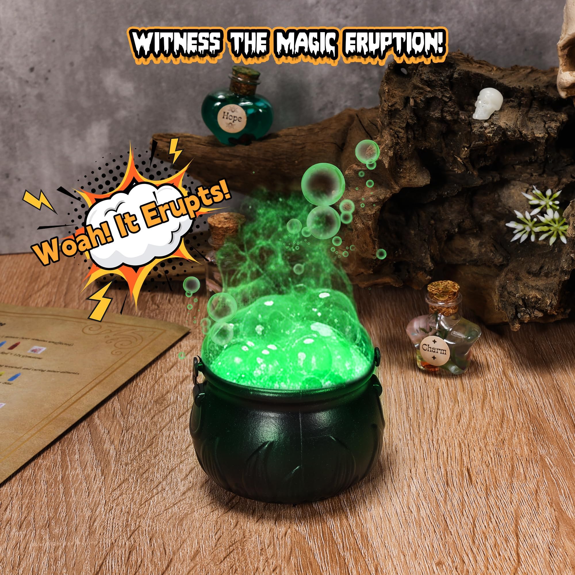 Sntieecr wand and goggles set enhances kids’ potion making role-play