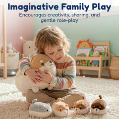 Snug A Babies corgi plush close-up showing soft, velvety fabric for bedtime hugs