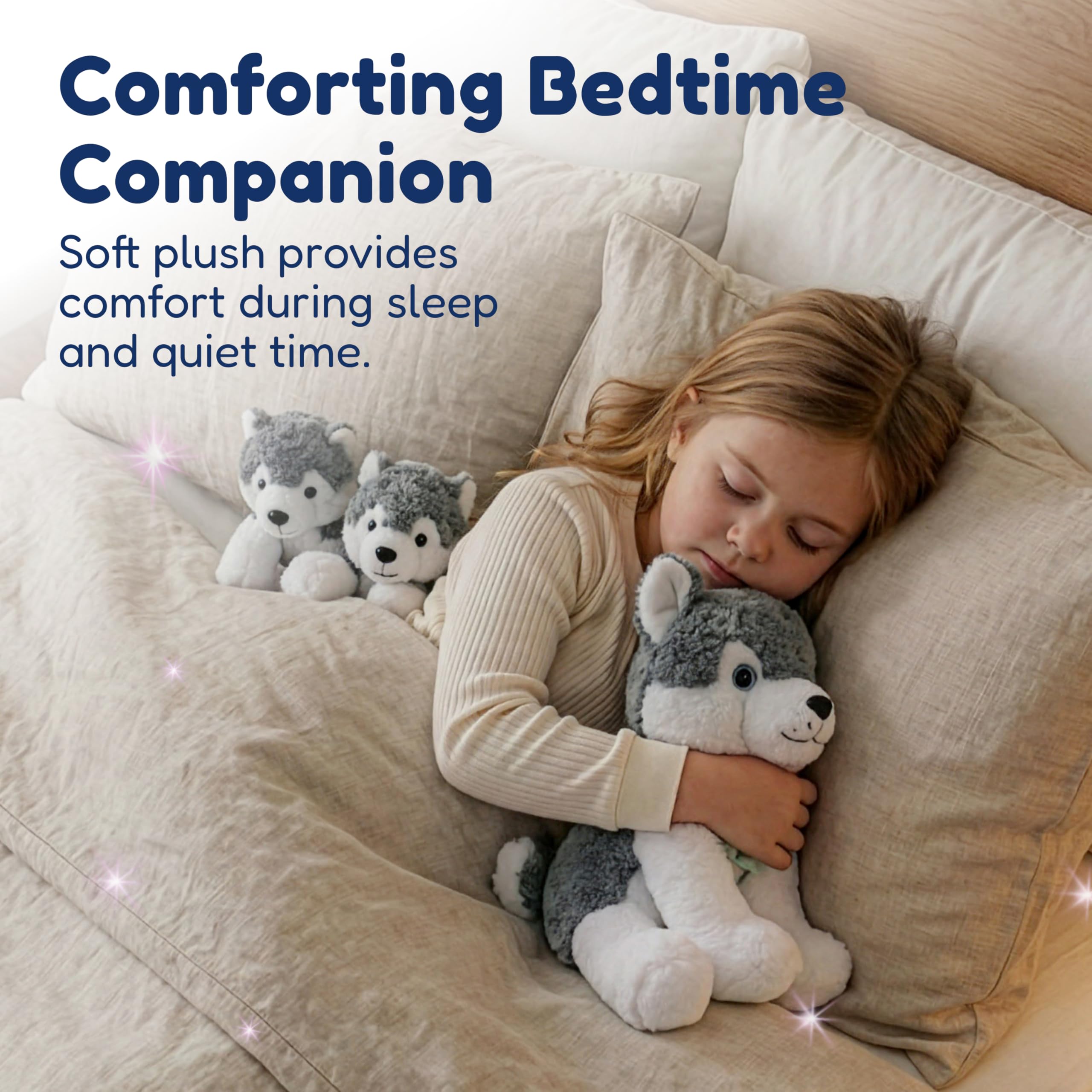 Snug A Babies husky set for imaginative play sessions