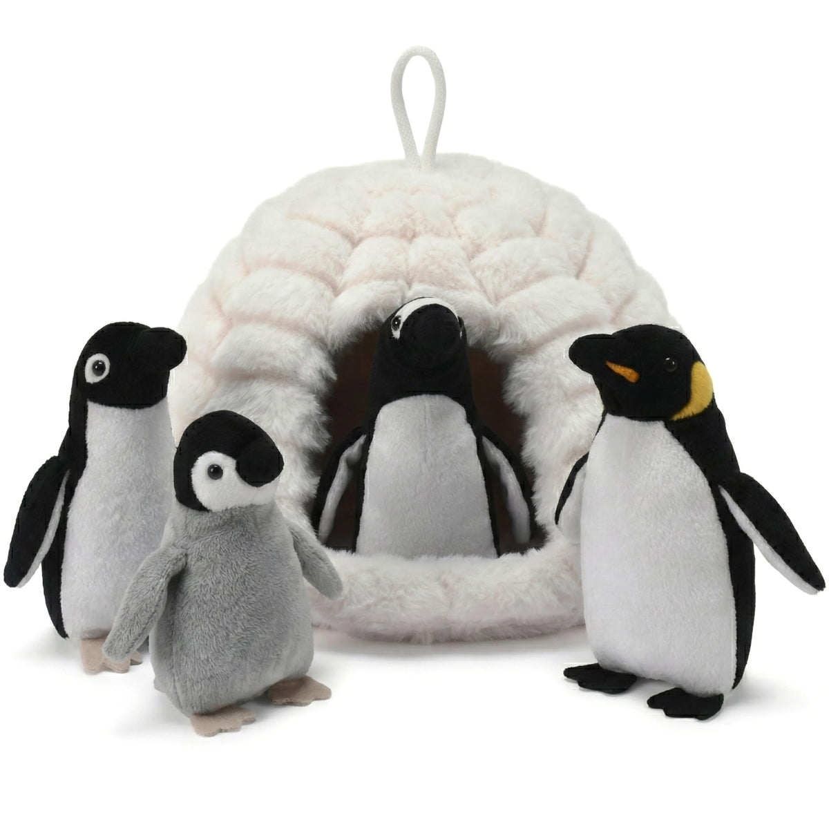 Snug A Babies penguin igloo playset promotes imaginative play and cozy cuddles.