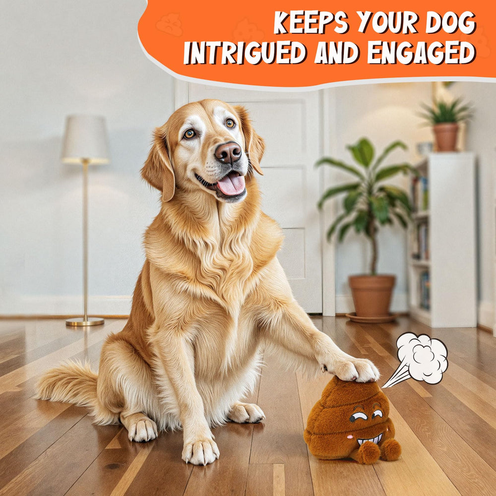 SnugBibble farting poop plush toy party gag décor perfect for celebrations