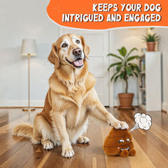 SnugBibble farting poop plush toy party gag décor perfect for celebrations
