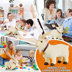 SnugBibble Screaming Goat Plush kid-friendly design for safe, silly fun.
