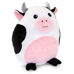 Snuggaboos Daisy the Cow Squish washable closeup, easy care and cleaning.