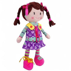 Educational dress-up play with Sugar Snap doll boosts dressing skills with Snuggle Stuffs