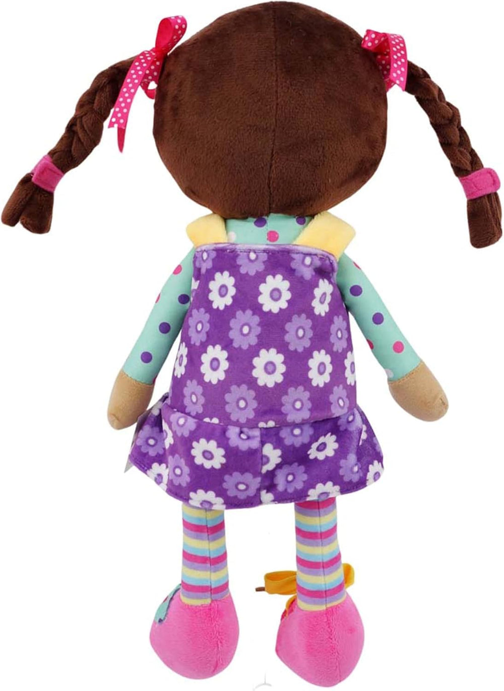 Snuggle Stuffs Sugar Snap plush stays soft for cuddly learning moments
