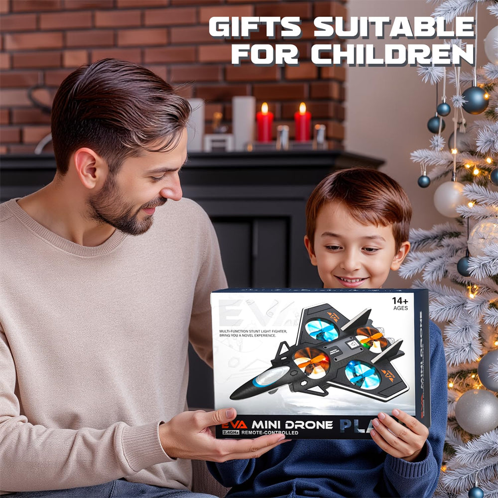 Snugzy Foam RC Plane performs a 360° flip stunt for beginners.