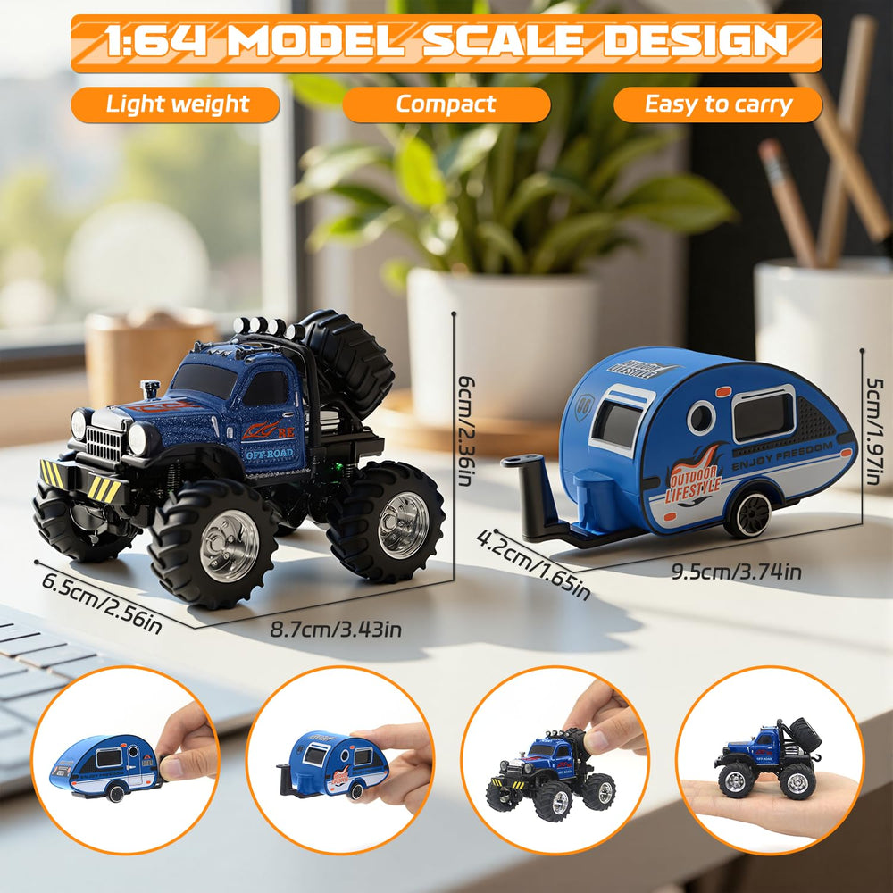 Snugzy blue RC car offers three-speed settings for gradual learning