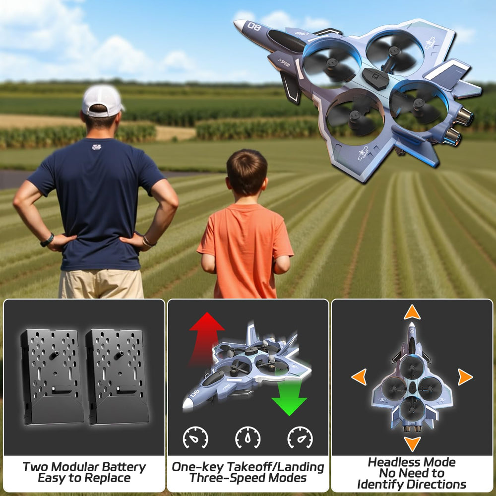 Snugzy RC Plane headless mode simplifies beginner controls.