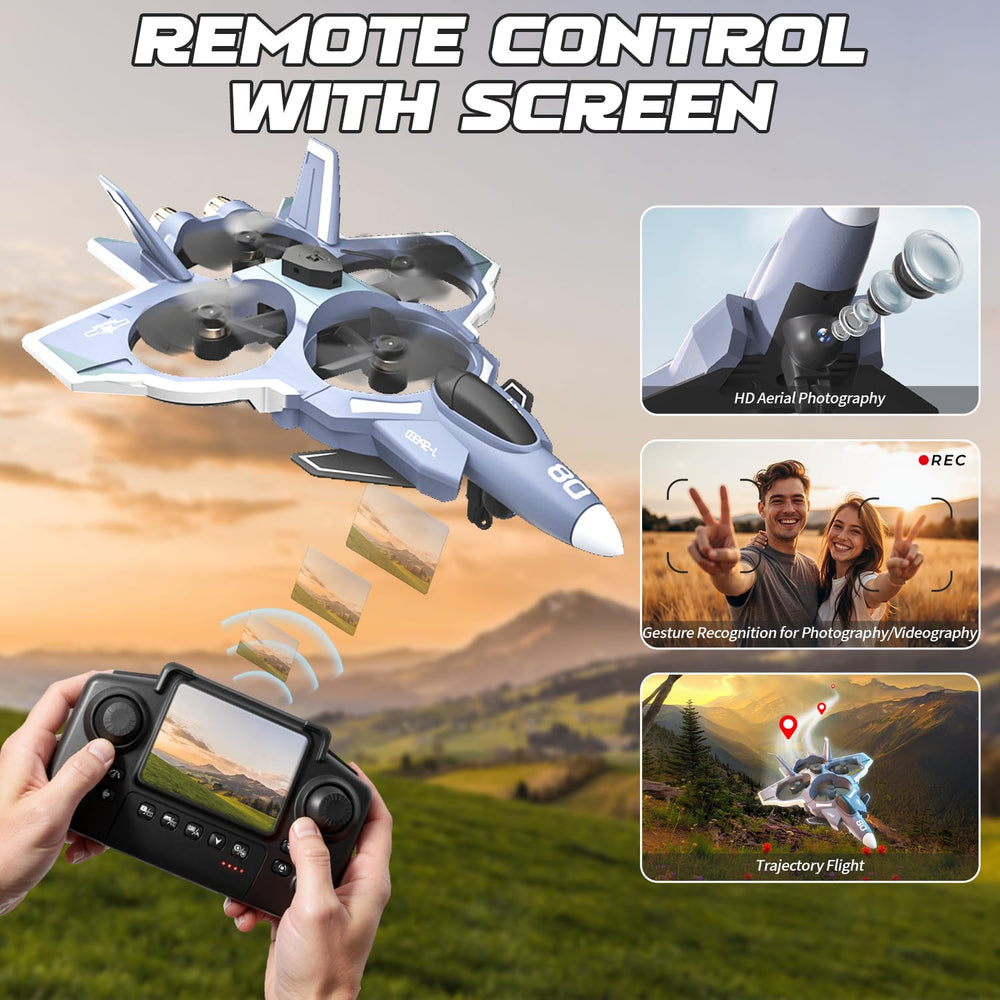 Snugzy remote with HD screen for real-time video capture.