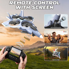 Snugzy remote with HD screen for real-time video capture.
