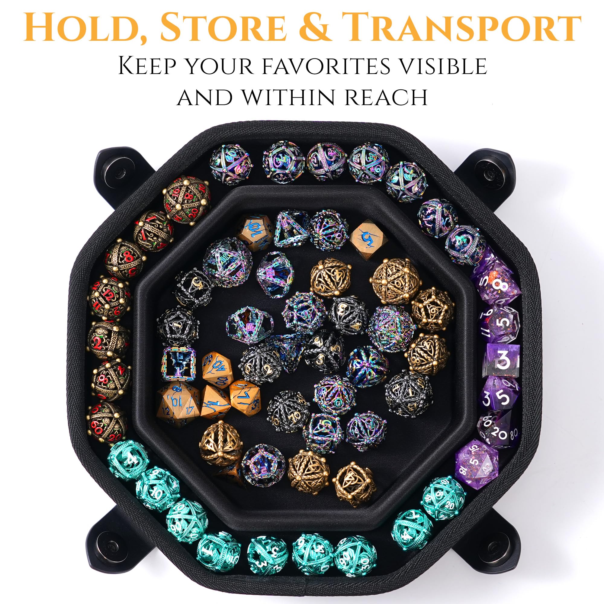 Soar Forge magnetic snaps secure the lid for safe transport.