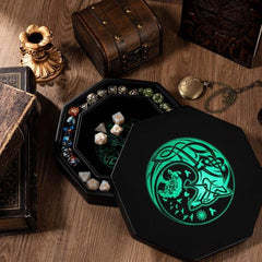 Soar Forge DND Dice Tray capacity up to 125 dice including inner area.