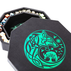 Soar Forge DND Dice Tray high walls prevent dice from bouncing off the tray.