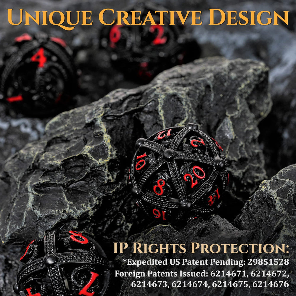 Soar Forge metal DND dice balance emphasizes satisfying heft and durable construction.