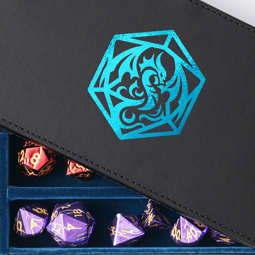 Compact, travel-friendly Sanctum dice box for game nights.