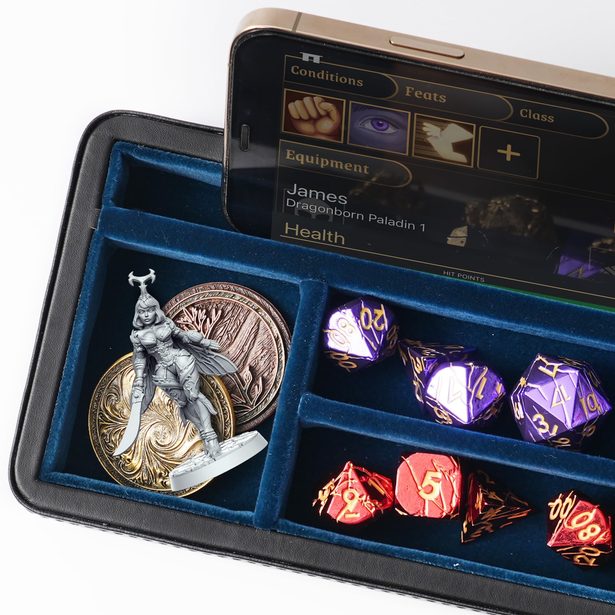 Extra space in the Sanctum for minis or tokens during sessions.