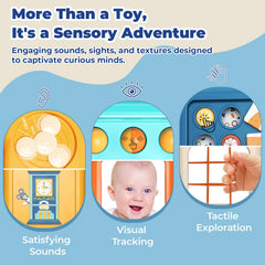 SOCBTNSO Busy Board with 10+ activities fuels curiosity