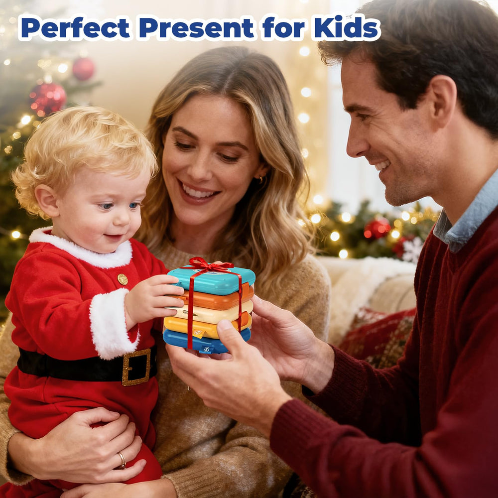 SOCBTNSO Gift-ready Busy Board ideal for toddlers 1-3