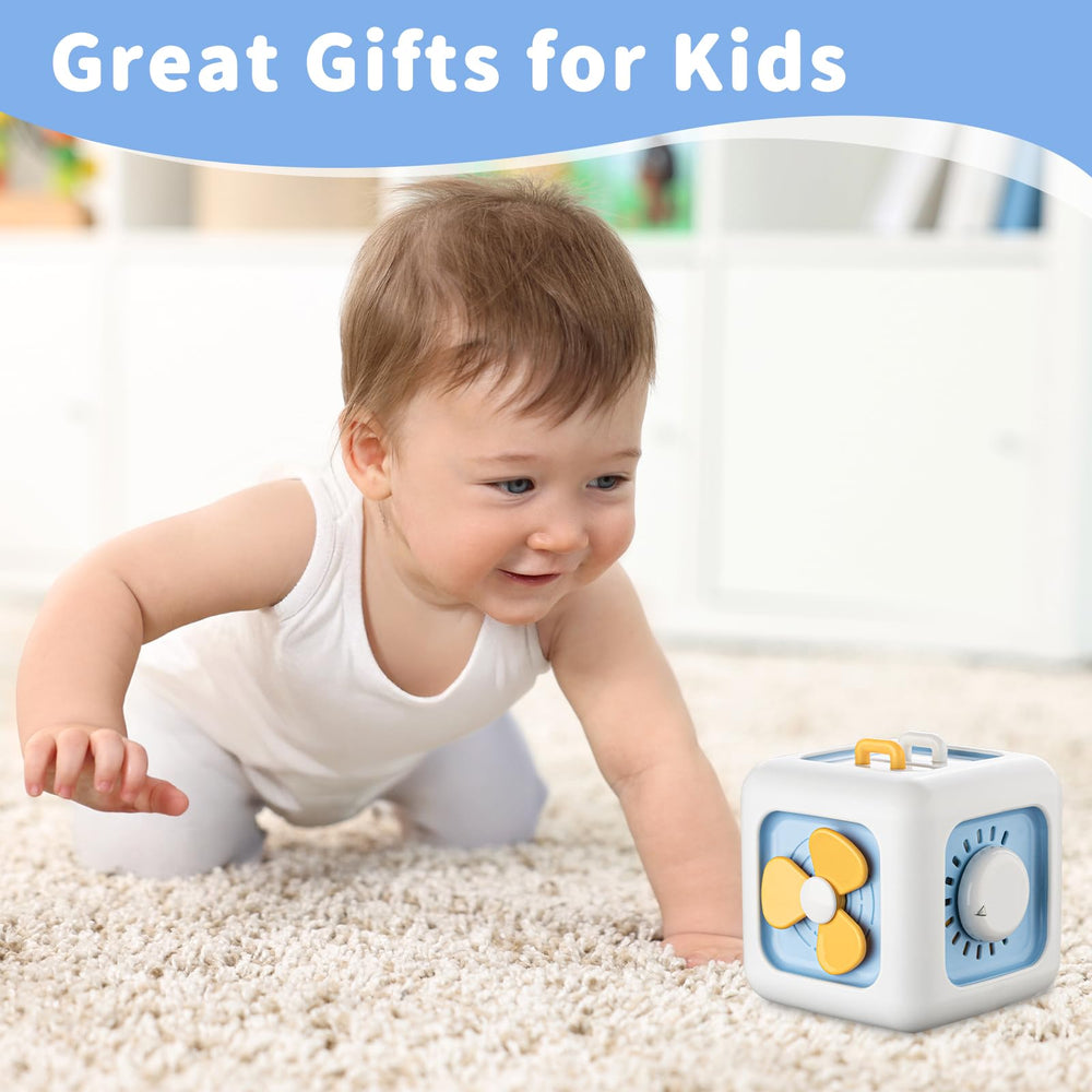 SOCBTNSO Busy Cube Montessori-inspired design engages toddlers