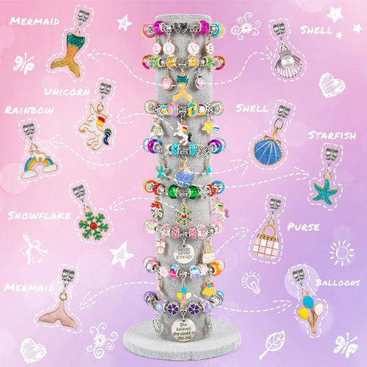Sofier portable jewelry box keeps bracelets, charms, and beads neatly organized