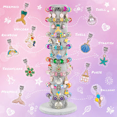Sofier portable jewelry box keeps bracelets, charms, and beads neatly organized