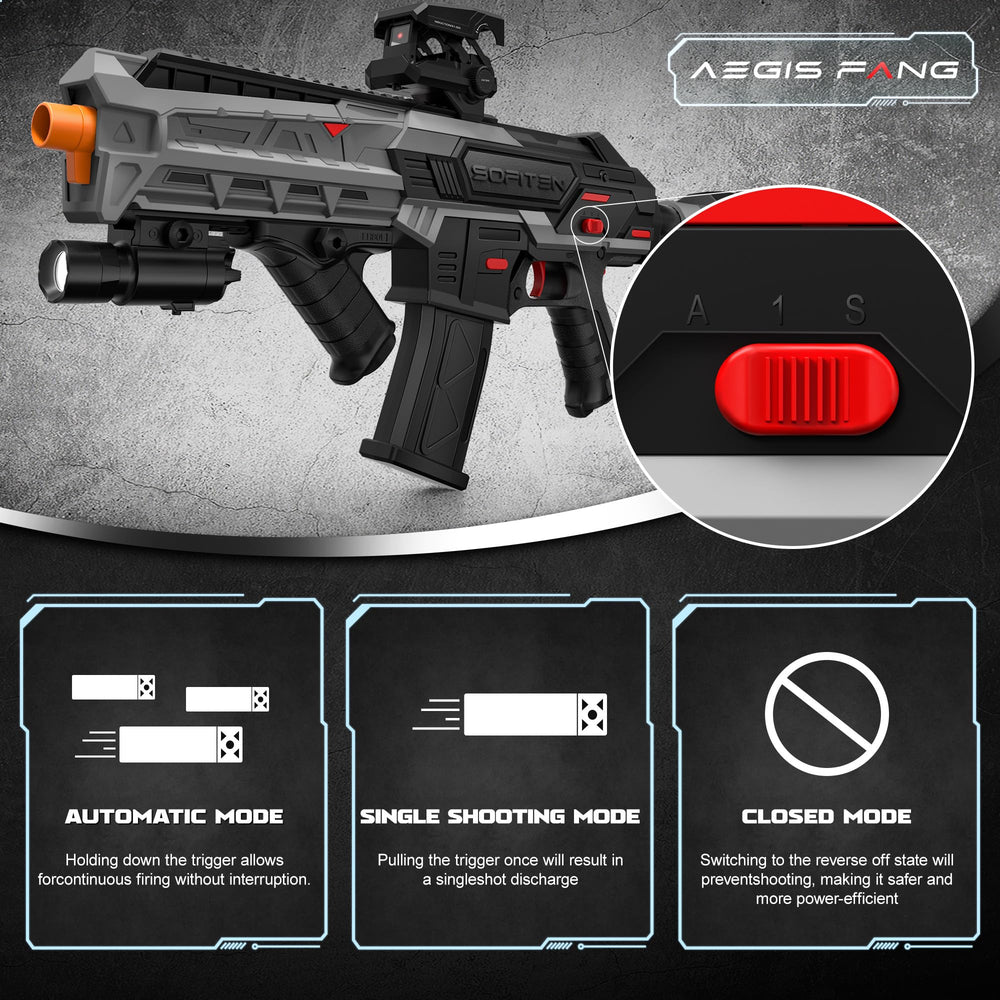 SOFITEN tactical vest setup to complement action-packed play