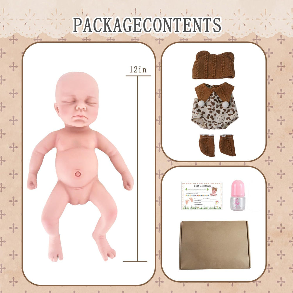 SOFTMARY reborn doll gift set packaging presents a ready-to-gift experience
