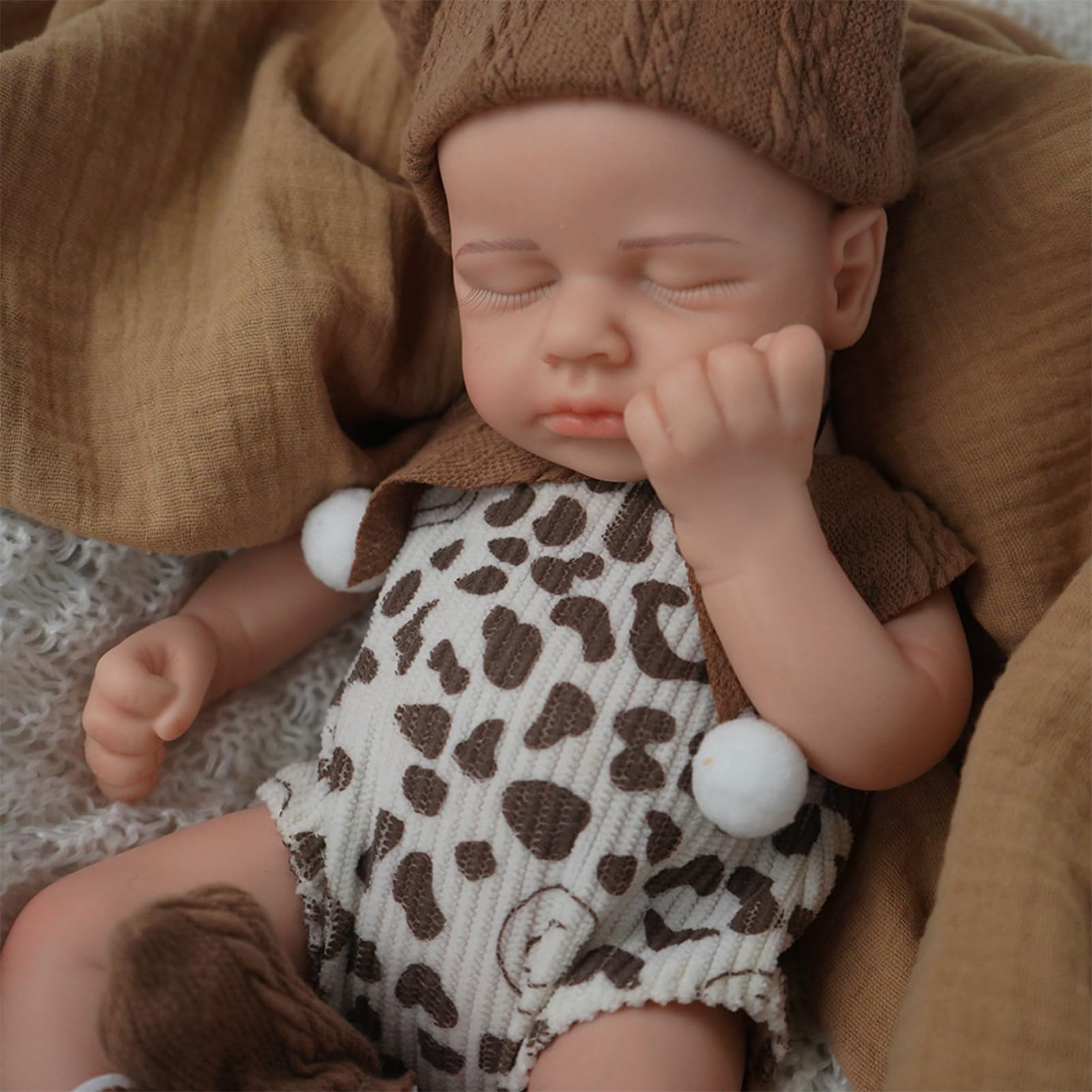 SOFTMARY reborn doll sleeping pose encourages gentle caregiving role-play