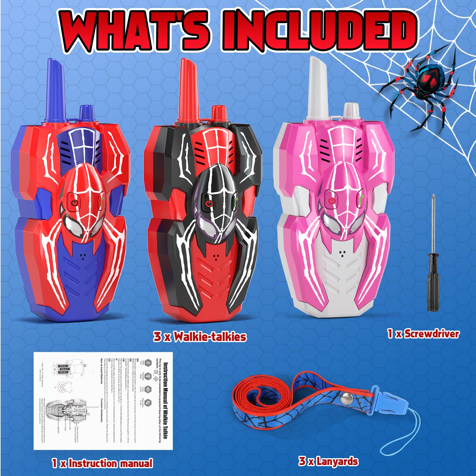 SOGAWEBB neck strap keeps radios secure during active play.