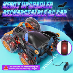 SOGAWEBB bat RC car 2.4GHz remote enables smooth multiplayer racing.