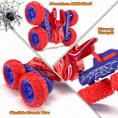 SOGAWEBB Spider RC car with bright LEDs for day and night play.