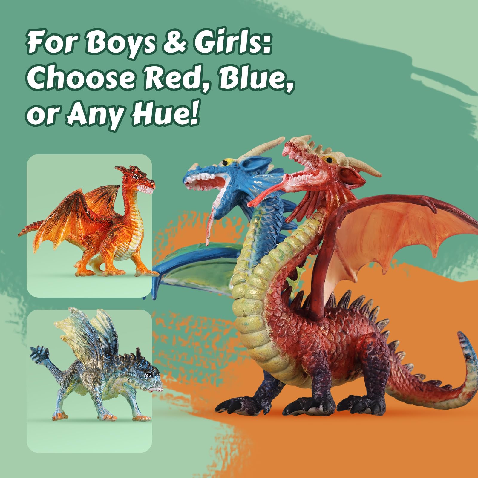 SOLDAY Dragon Toys painting kit boxed gift-ready packaging