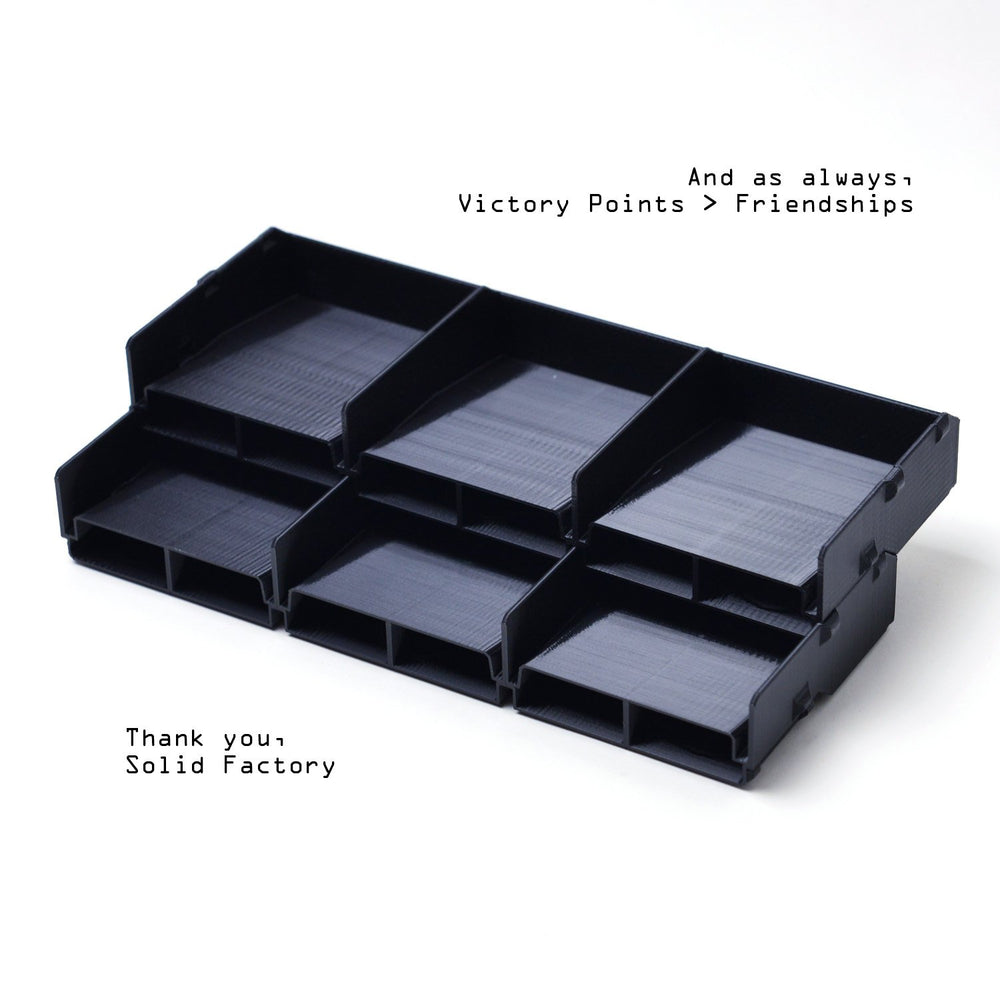 Solid Factory Made in the USA card storage solution.