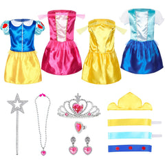 SOLIEHOO elastic waistband skirts provide comfortable fit