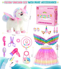 SOLIEHOO accessory box neatly stores all unicorn play items.