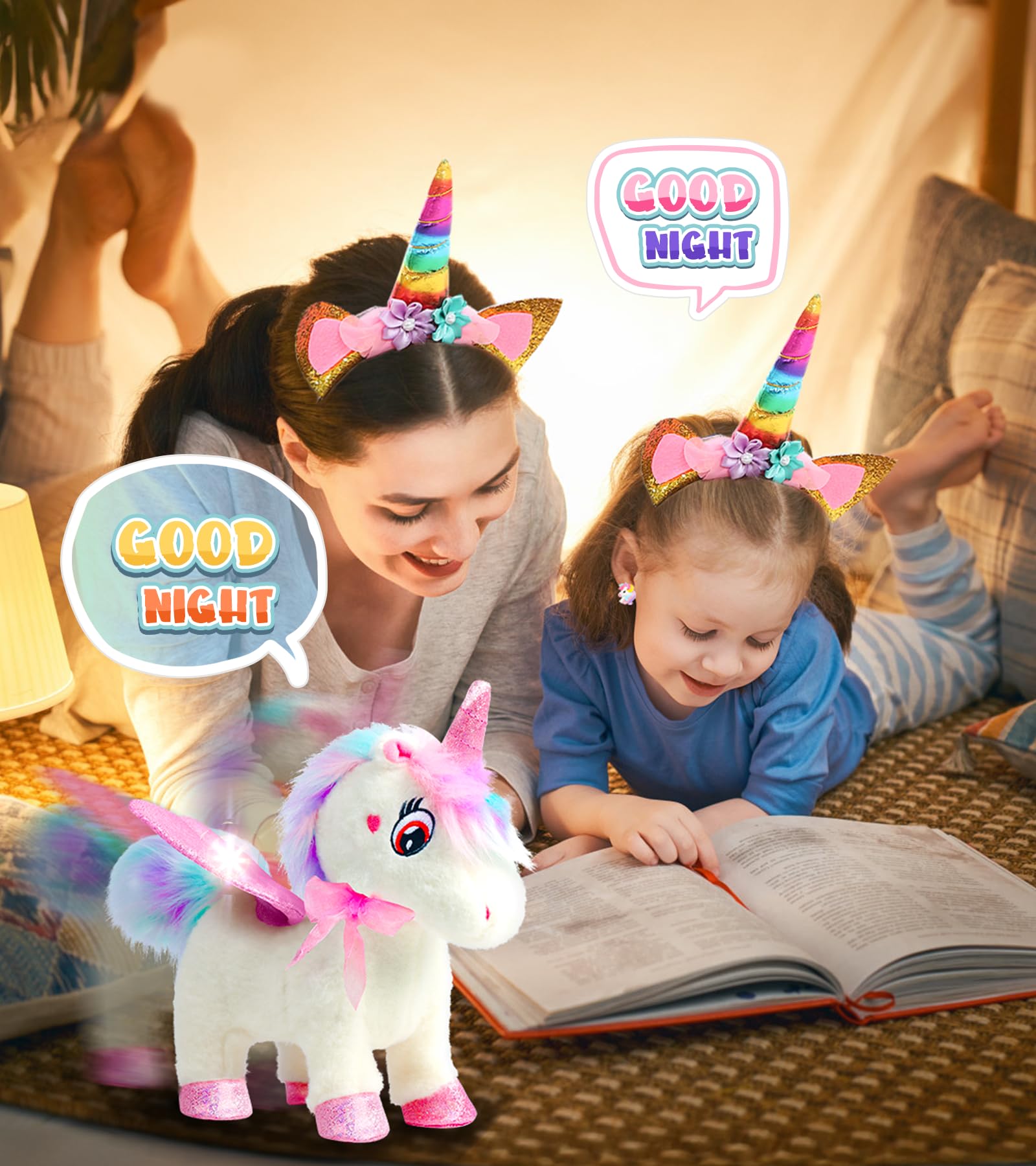 SOLIEHOO dress-up set with skirt and wings sparks creativity.