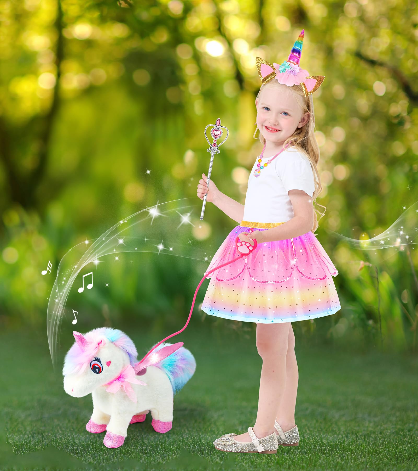 SOLIEHOO light-up wings add magical visual moments during play.