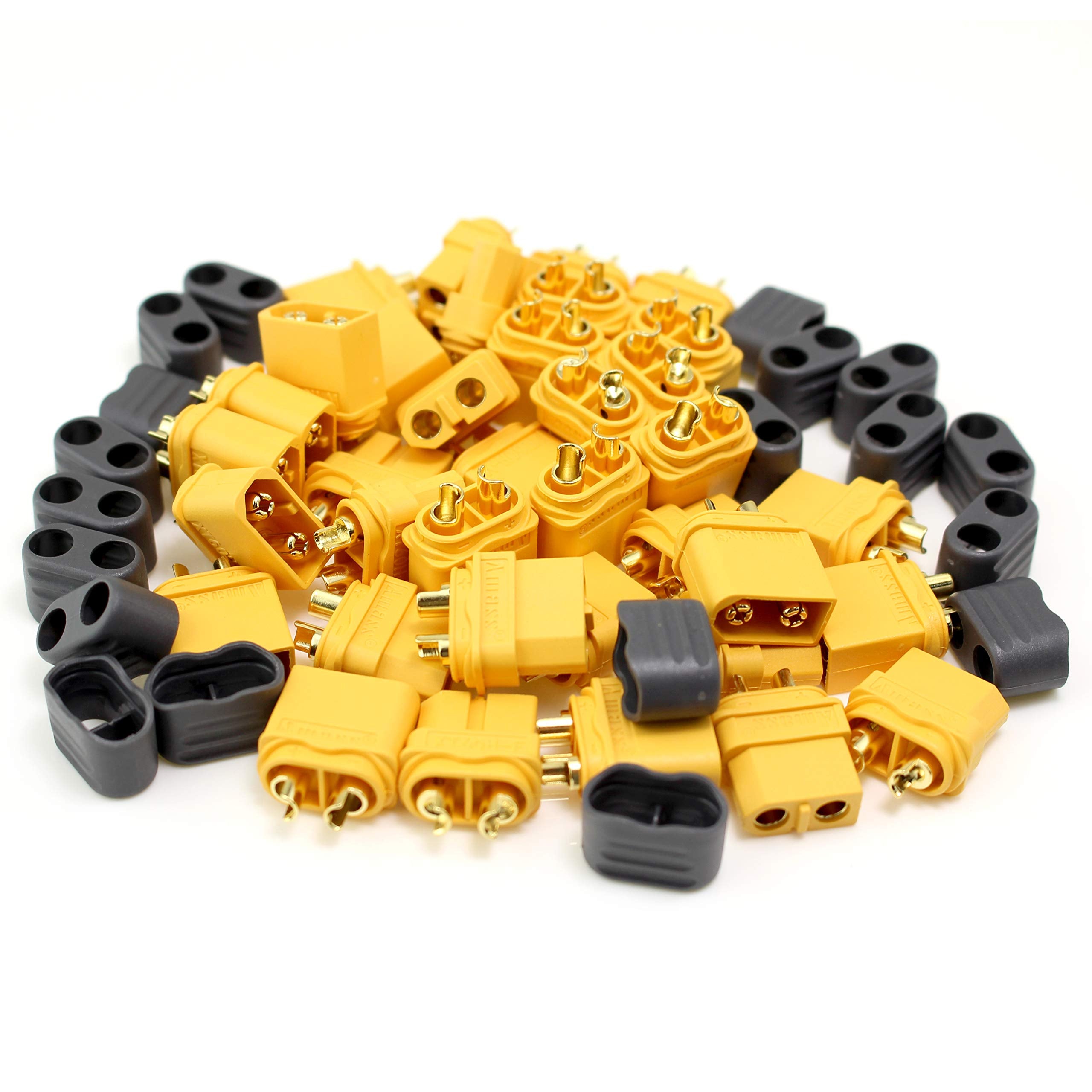 SoloGood XT60H male and female pair for easy plug alignment.