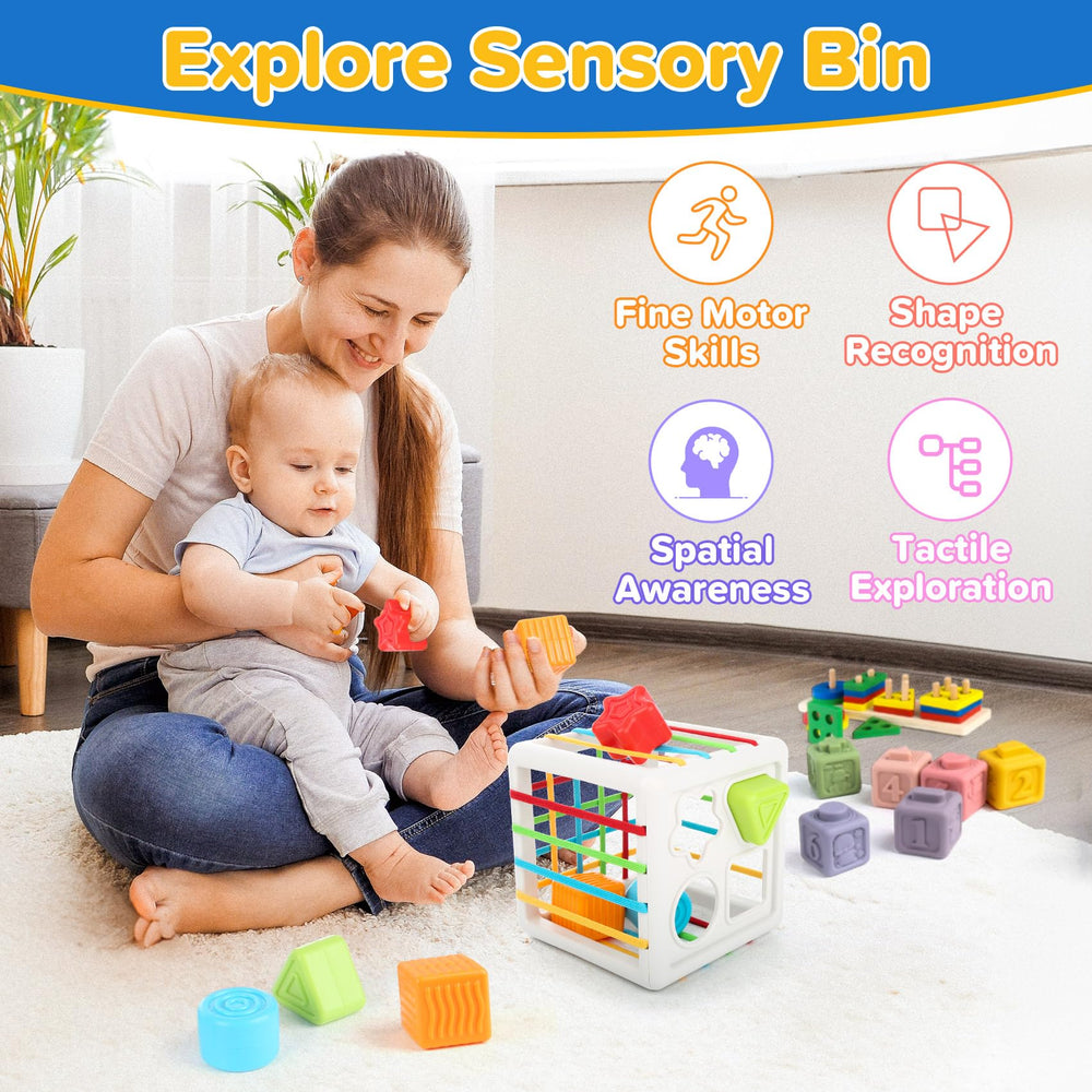 Somastung silicone teething toy provides safe soothing for curious babies