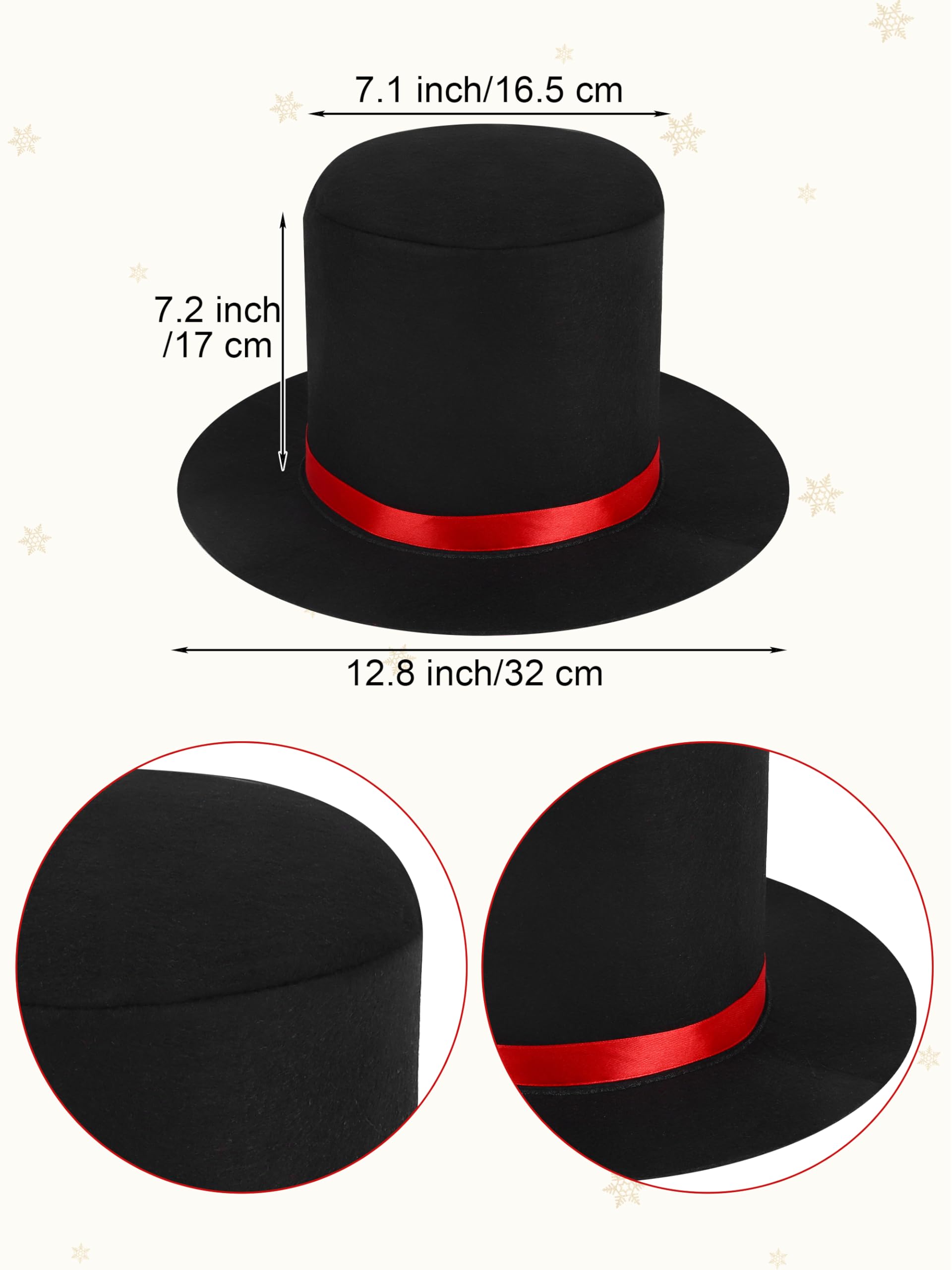 SOMSOC red scarf adds warmth and authentic winter charm to your snowman look.