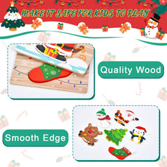 Sondatery elk puzzle featuring sturdy wood and tactile pieces for coordination