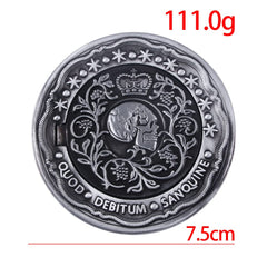 SONGCHANGJEWELRY John Blood Oath Coin inner cavity for keepsakes