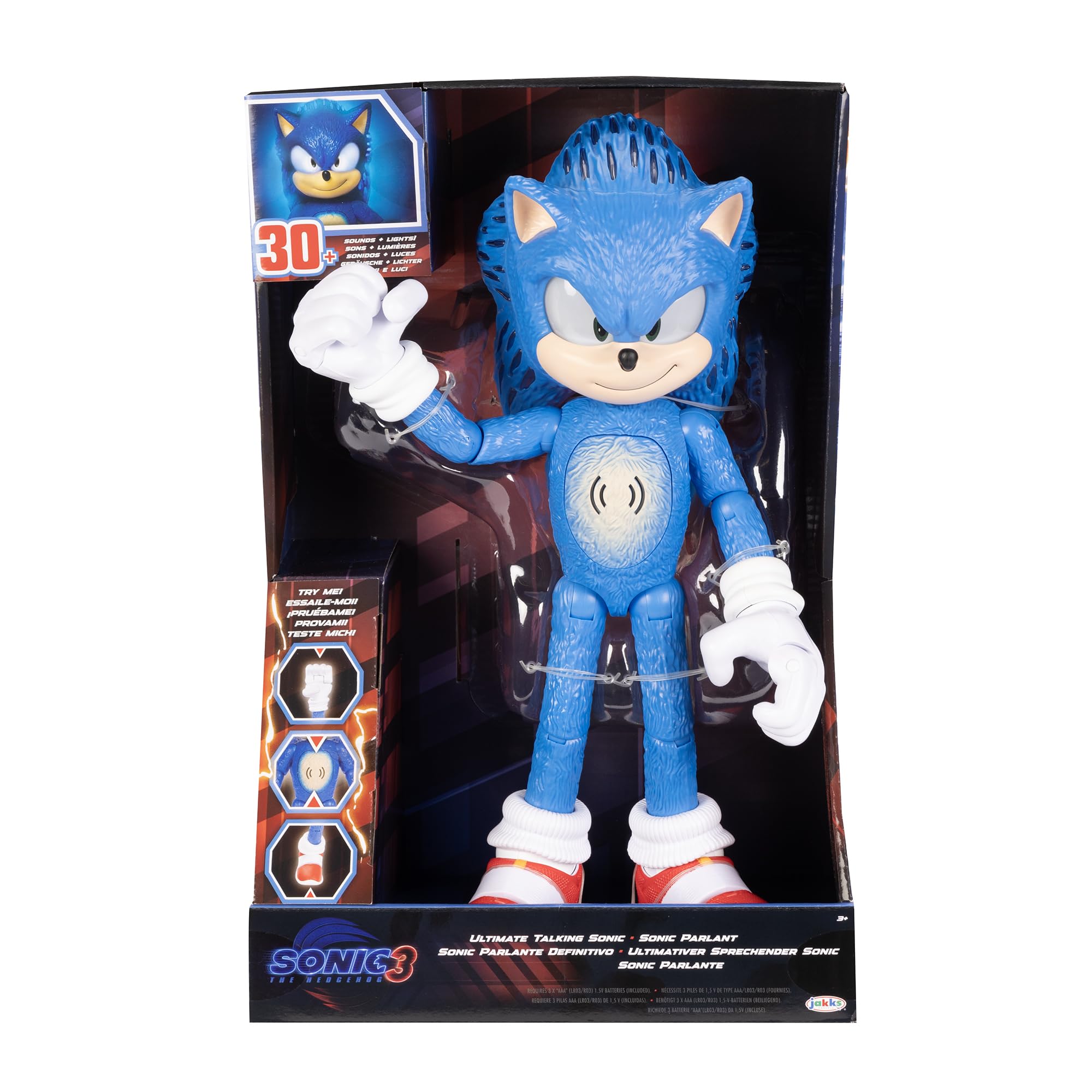 Hands and sneakers trigger iconic phrases for lively sonic moments.