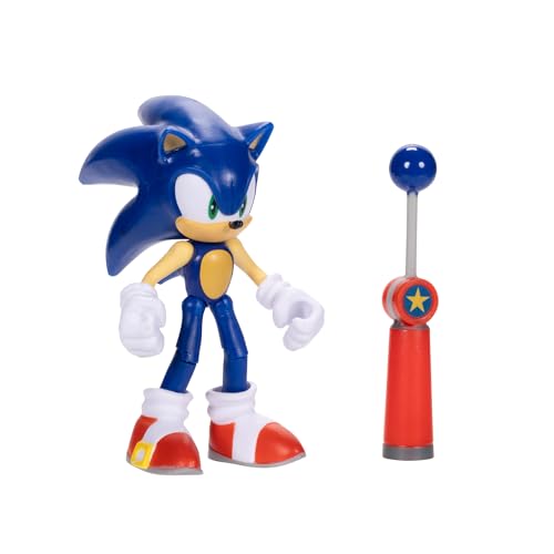 Sonic figure with 11-point articulation enables dynamic posing.
